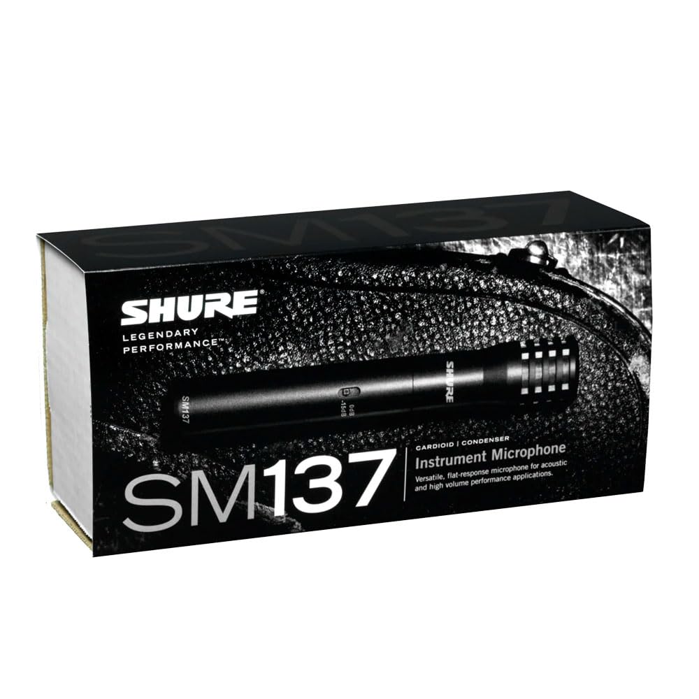 SHURE SM137 コンデンサーマイク 本体 Amazon | 【国内正規品】 SHURE スタジオ・コンデンサー・マイクロホン
